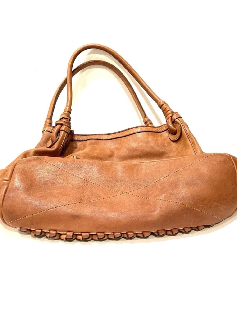 Sundance woven Italian leather bag purse - Picture 6 of 11